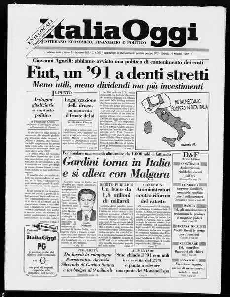 Italia oggi : quotidiano di economia finanza e politica